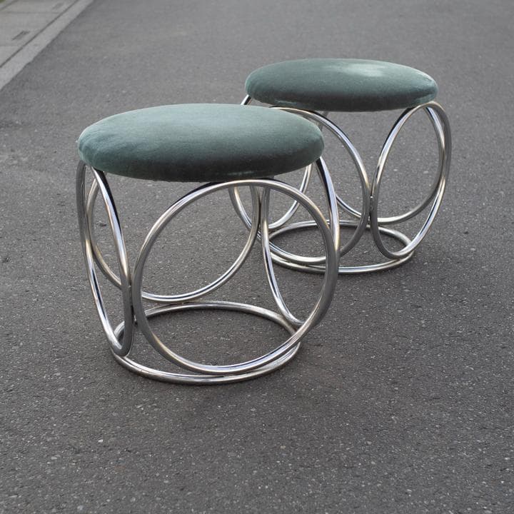 レア スツール 2脚セット Jean Pierre Laporte デザイナーズ