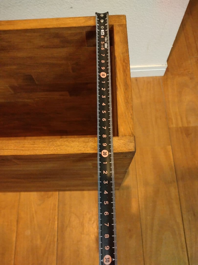 木製　ハンドメイド　オーダー　ロの字　シェルフ　棚　ラック　テレビ台　水槽台