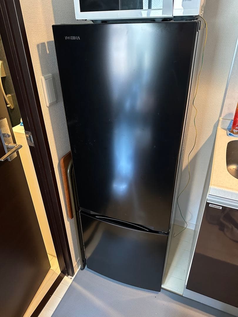 TOSHIBA 冷蔵庫 170L VEGETA ブラック