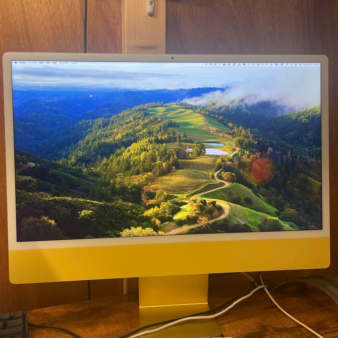 i*u様 iMac 24インチ イエロー Apple M1 チップ メモリ16G