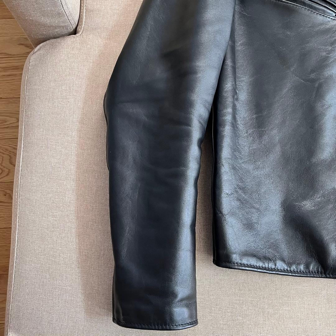 美品！36 Schott 641XXHホースハイド 家着用のみシングルライダース