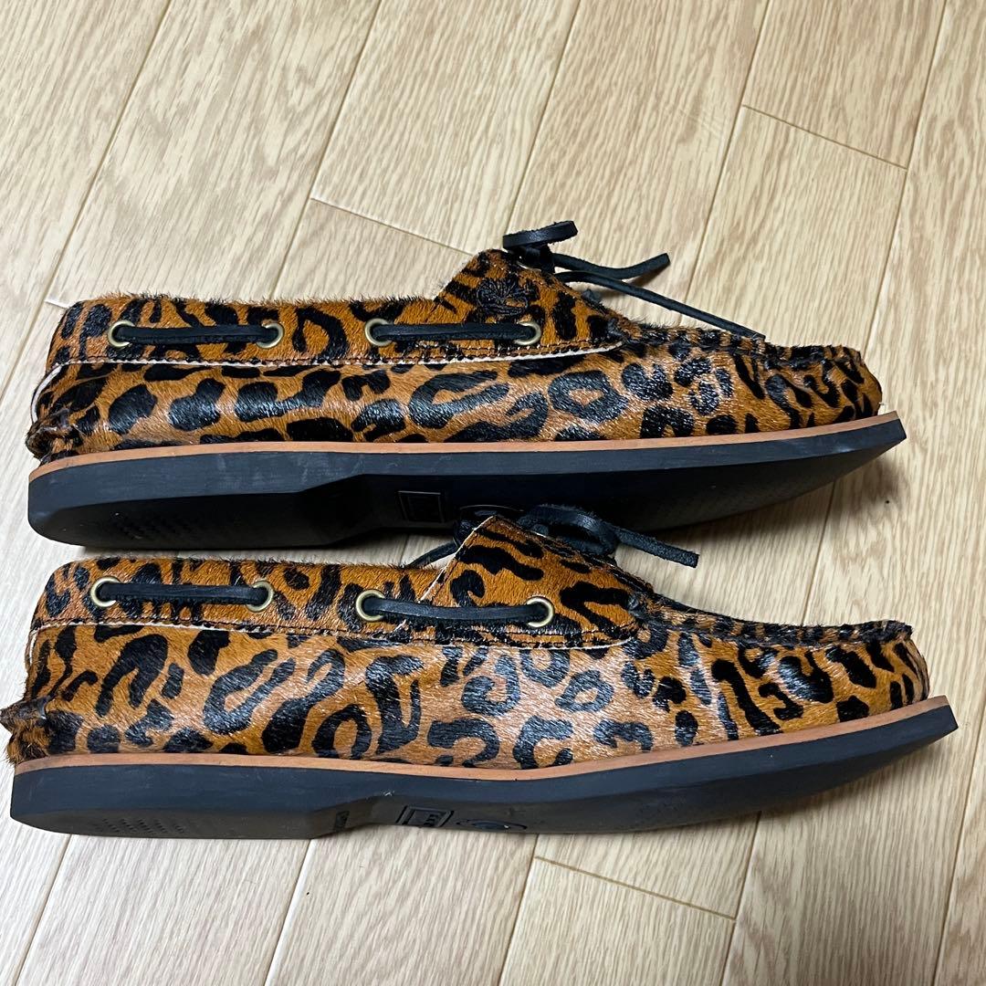Timberland×WackoMaria ローファー 27.5cm レオパード