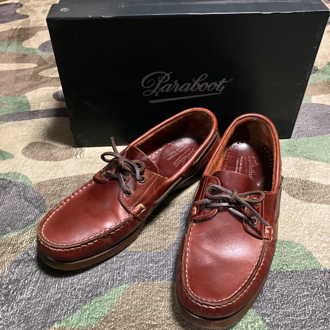 Paraboot Barth Marineモカシンシューズ 28cm