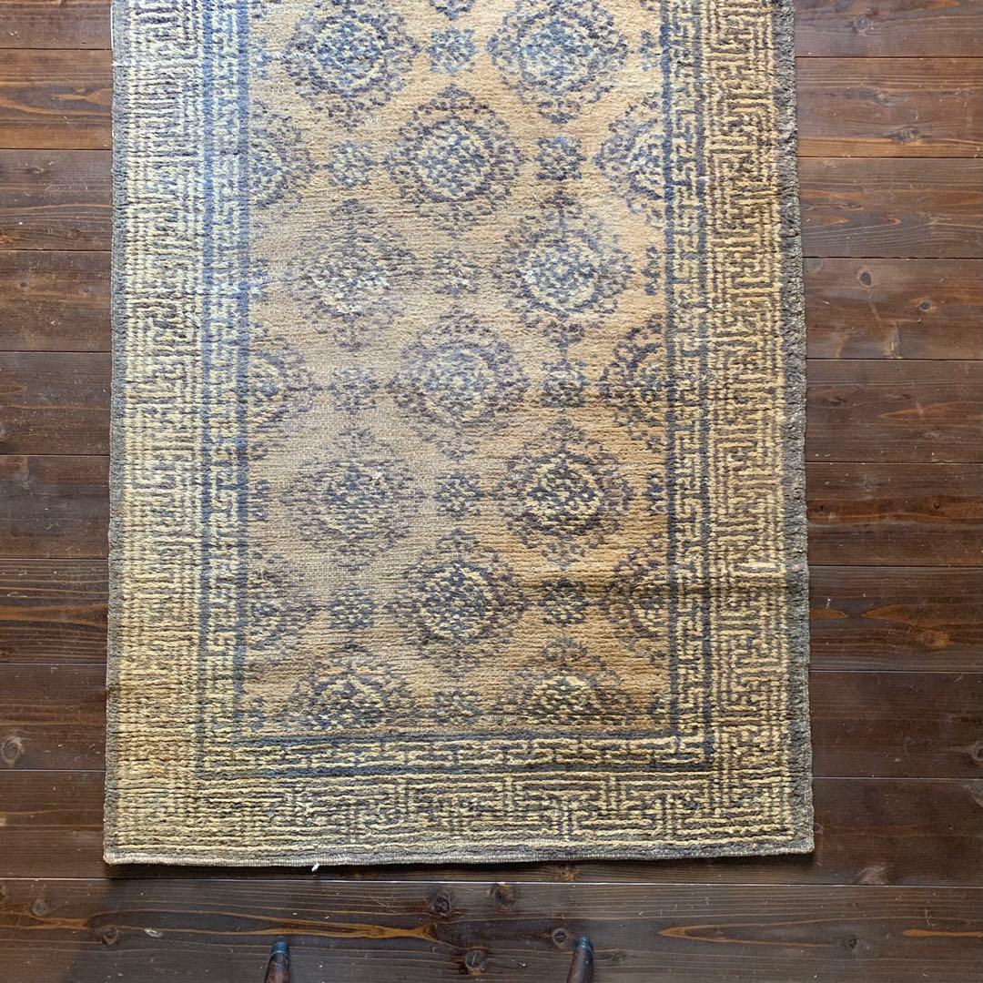 古い 段通 古道具 アンティーク