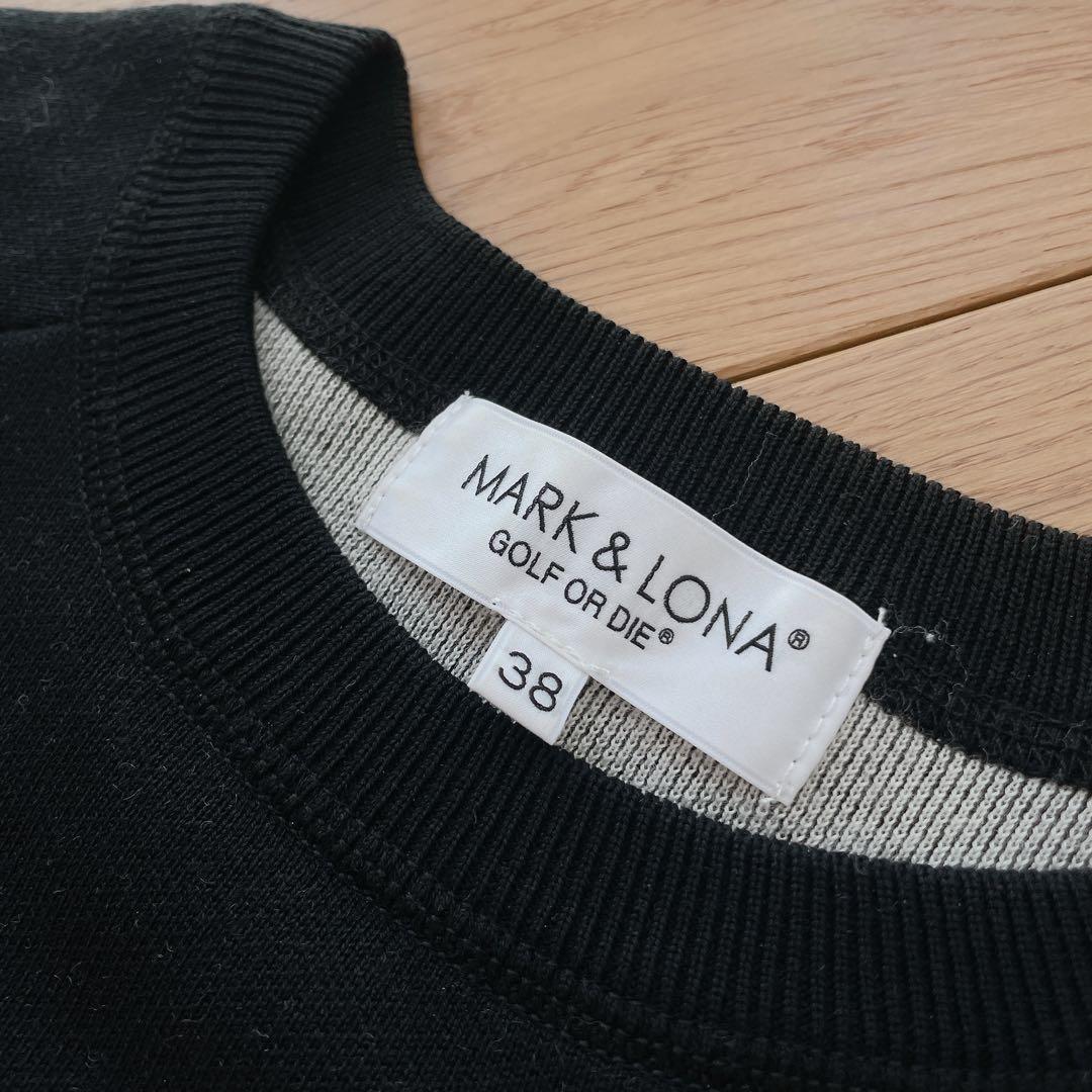 【MARK & LONA 】レディースブラックセーター 38
