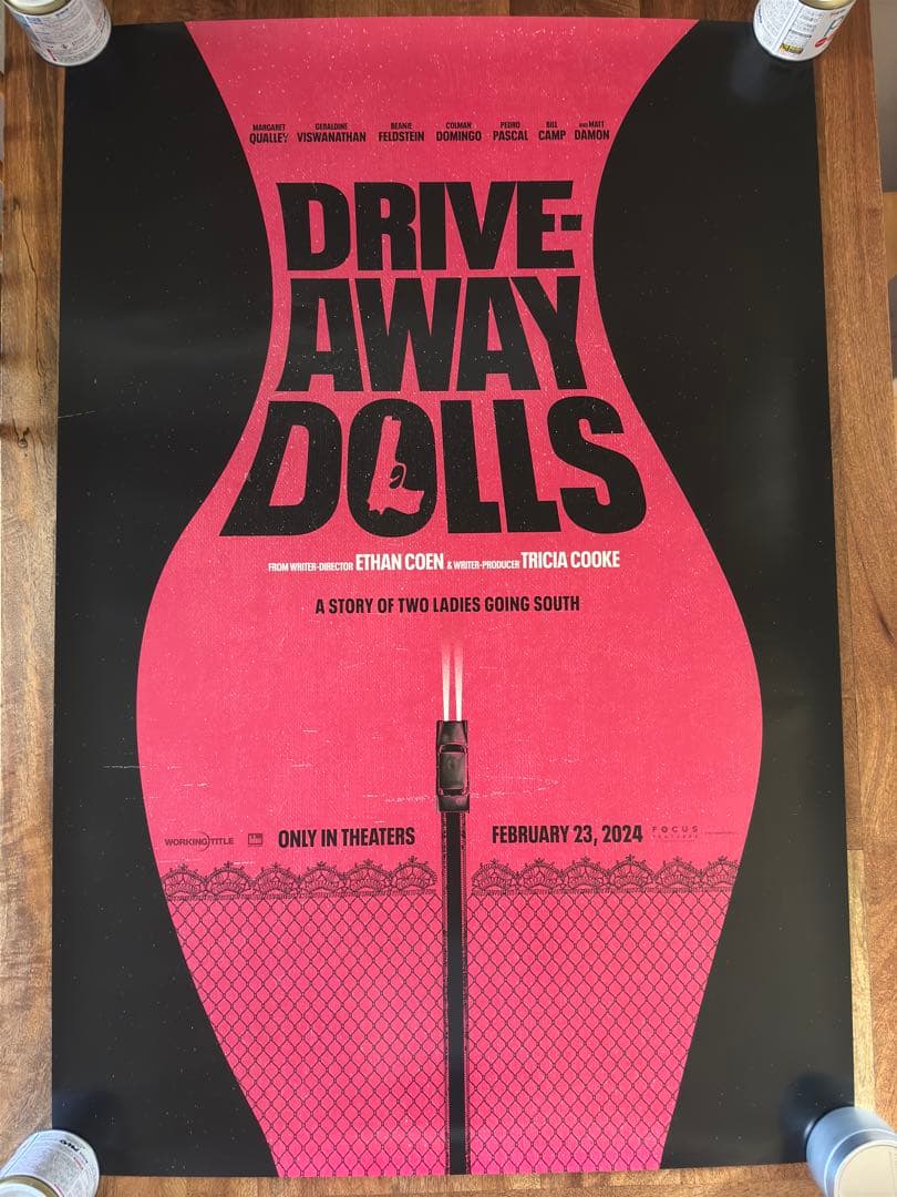 映画館用ポスター　ドライブアウェイ・ドールズ　US版　約102cm×69cm