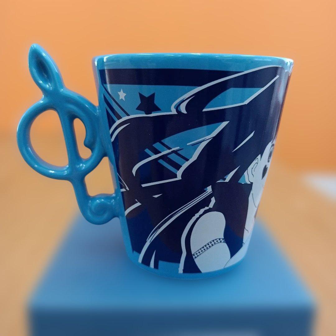 【未使用】 けいおん！　秋山澪　マグカップ　ト音記号　音符