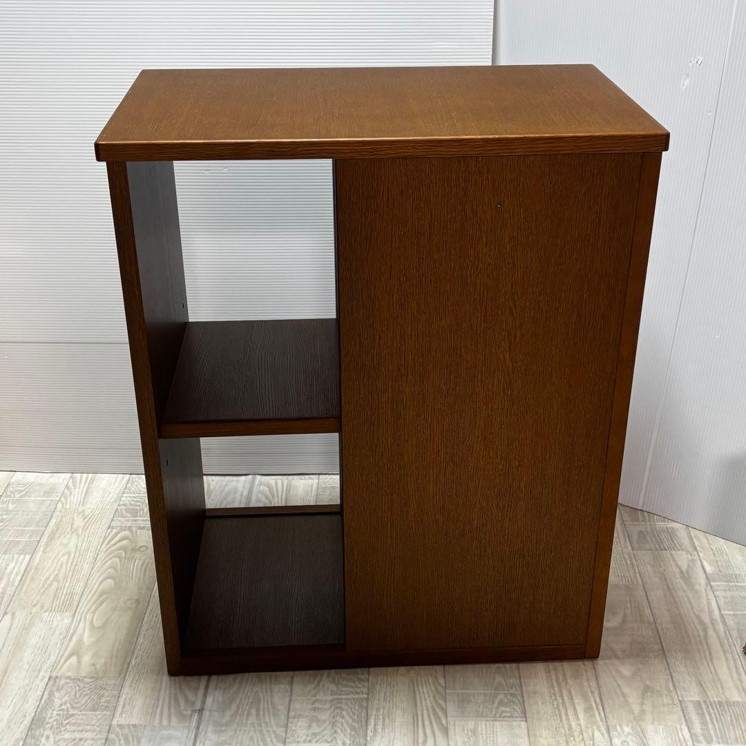 浜本工芸 電話台 木製電話台・ファックス台 引き出し付　本棚　マガジンラック