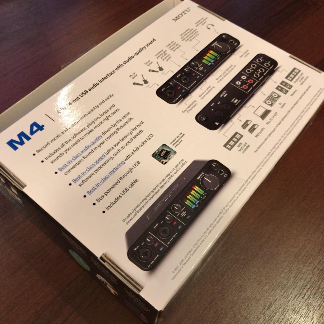 【最終値下げ！】MOTU M4 オーディオインターフェイス