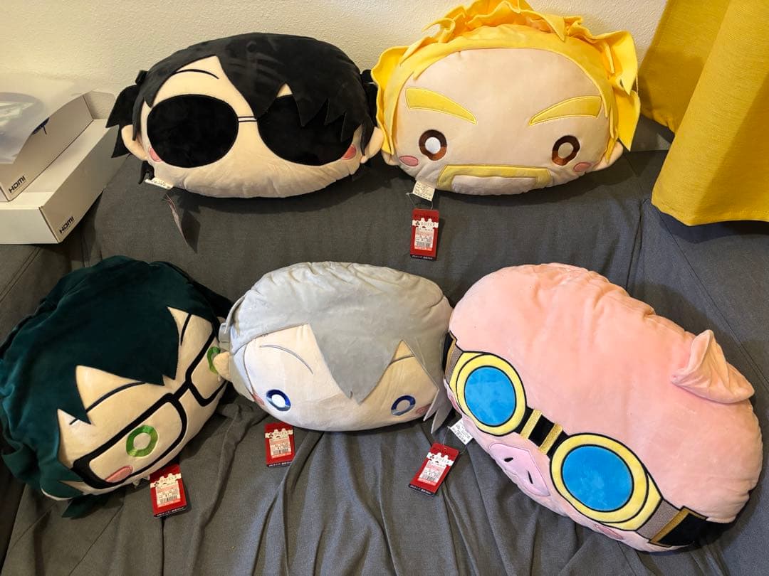 ドズル社 しまむらコラボ ダイカットクッション 5人セット