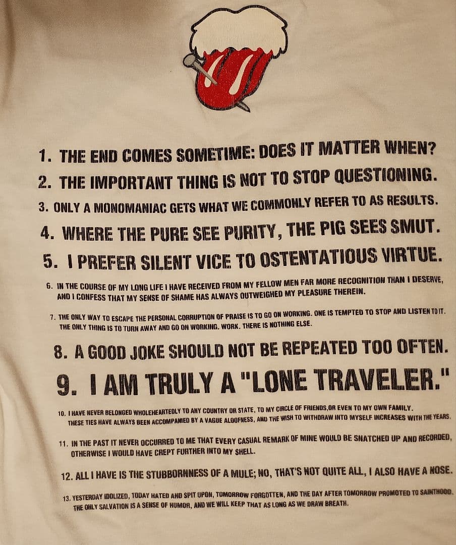 超貴重 キムタク着用 宮下期オリジナル ナンバーナイン Rストーンズ Tシャツ