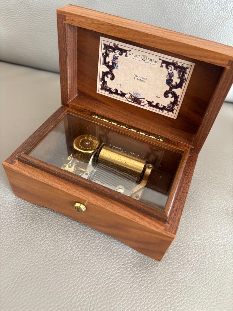 REUGE MUSICオルゴール エーデルワイス