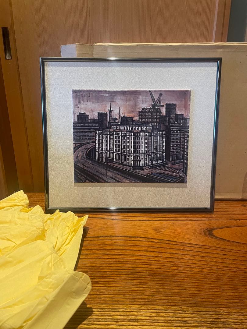 ベルナール・ブュッフェ　陶版　Bernard Buffet 箱あり