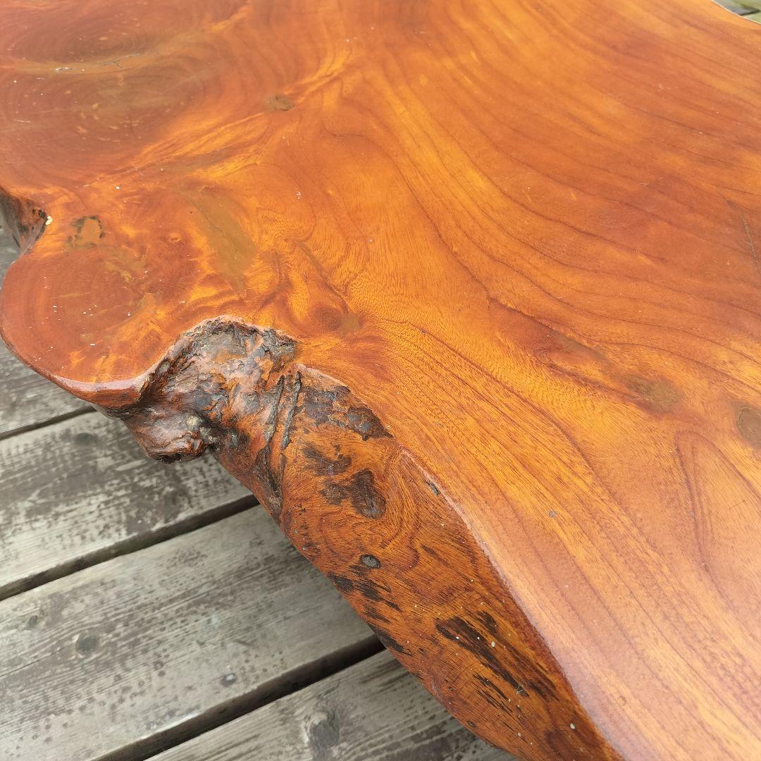 M♦あやか送料込　一枚板　ローテーブル　センターテーブル　一点もの