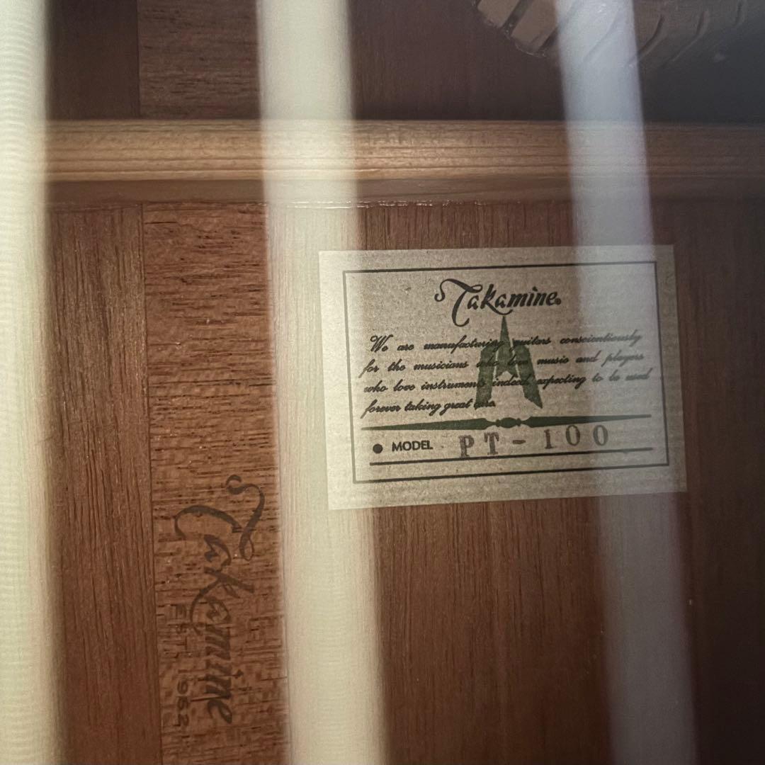 takamine 【PT-100】エレアコギター　ハードケース付き