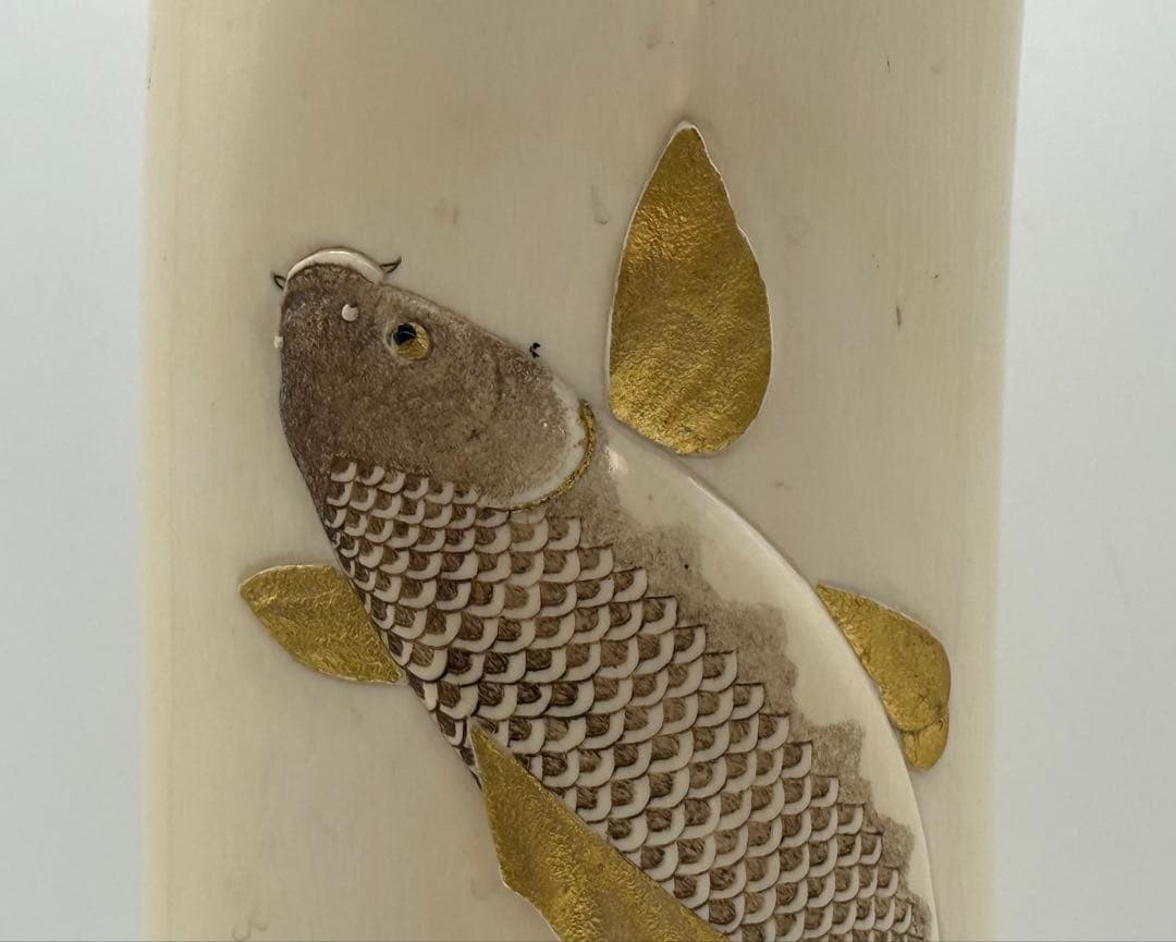 極上　孤舟作花入　鯉　天然素材　重さ約1.5kg 送料込み260127