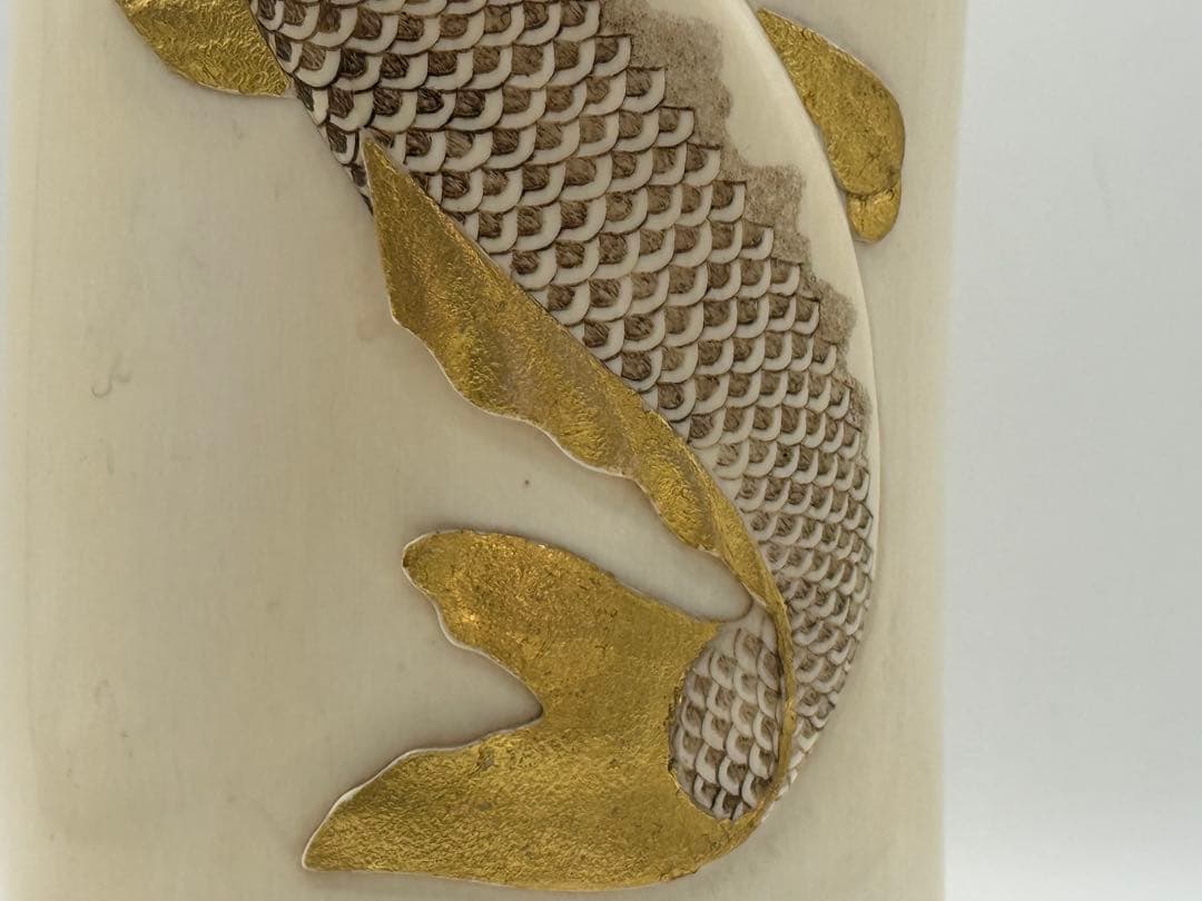 極上　孤舟作花入　鯉　天然素材　重さ約1.5kg 送料込み260127