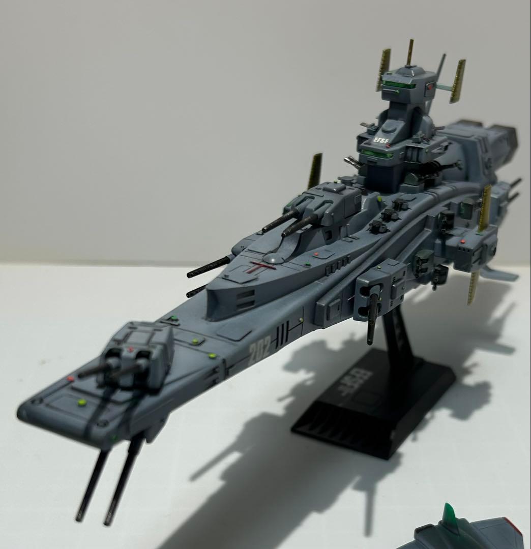 ガンプラ　模型　組立済　 1/1200 マゼラン　完成品　全塗装　旧