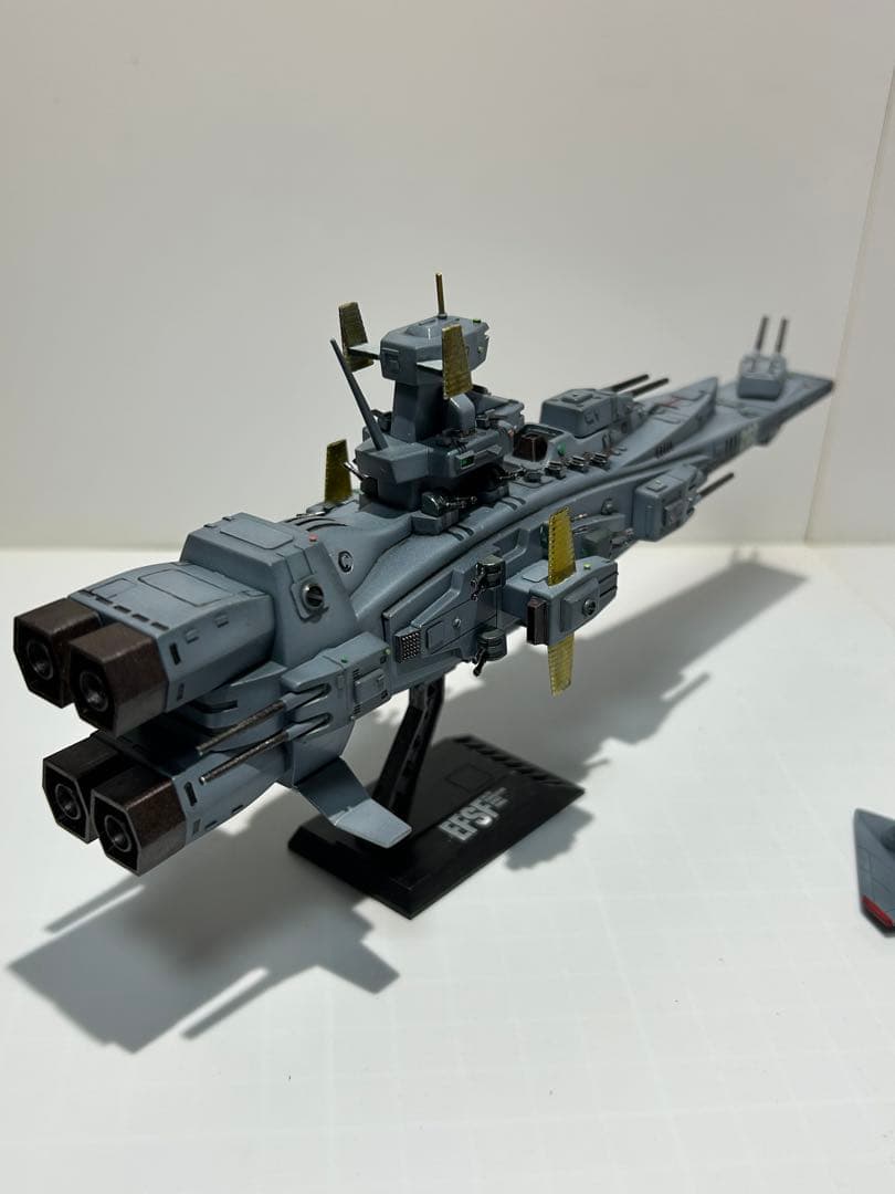 ガンプラ　模型　組立済　 1/1200 マゼラン　完成品　全塗装　旧