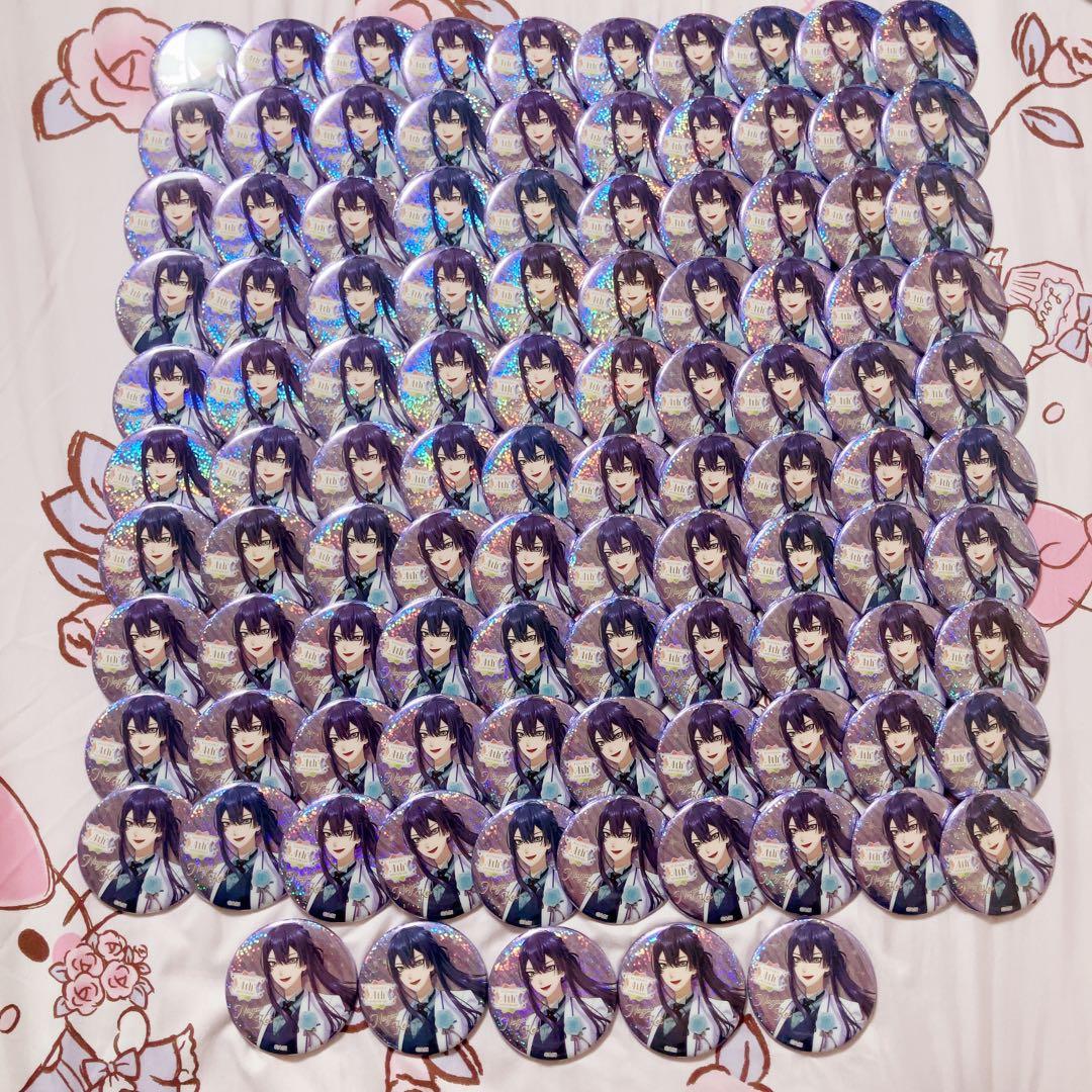 長尾景 缶バッジ 105個