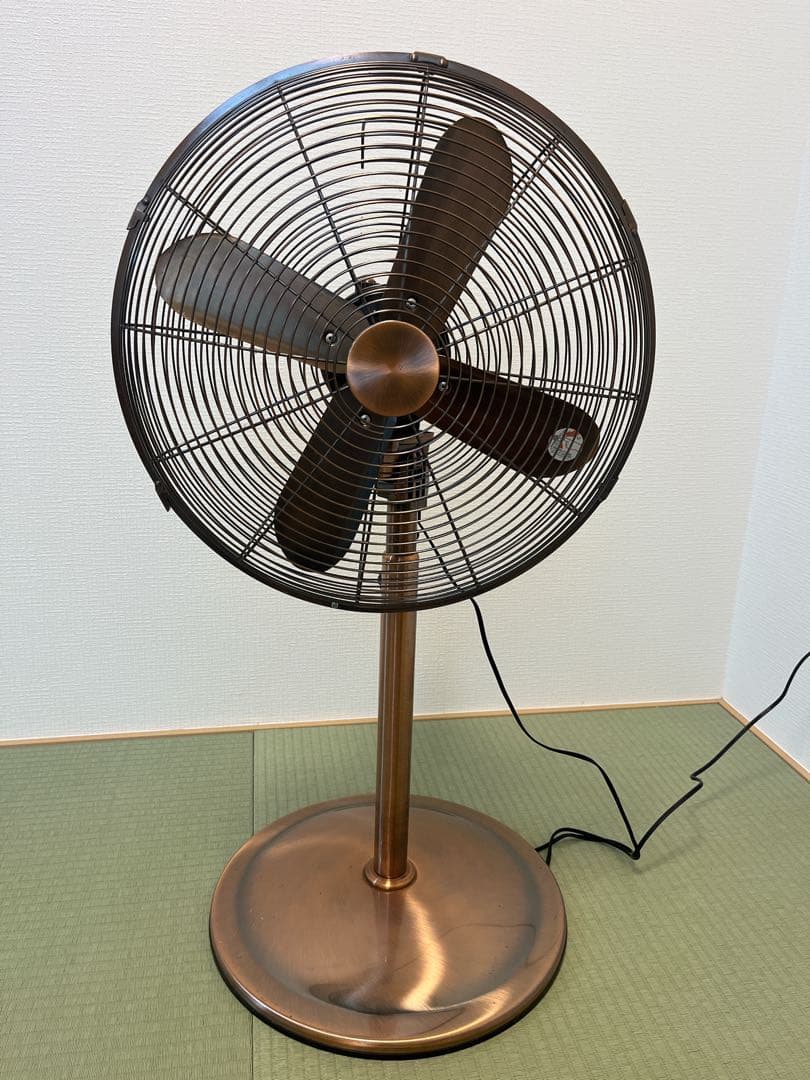 【希少】ドウシシャ　メタル扇風機　EIM-402 カフェ　05年製　昭和レトロ
