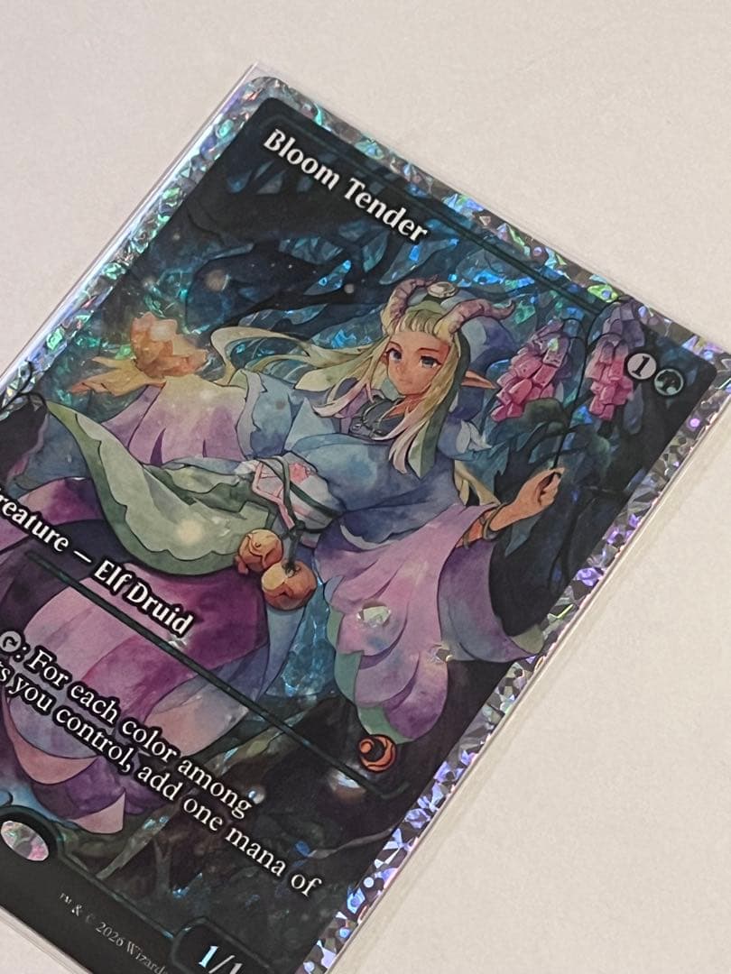 MTG 花を手入れする者/Bloom Tender フラクチャーfoil 英語版