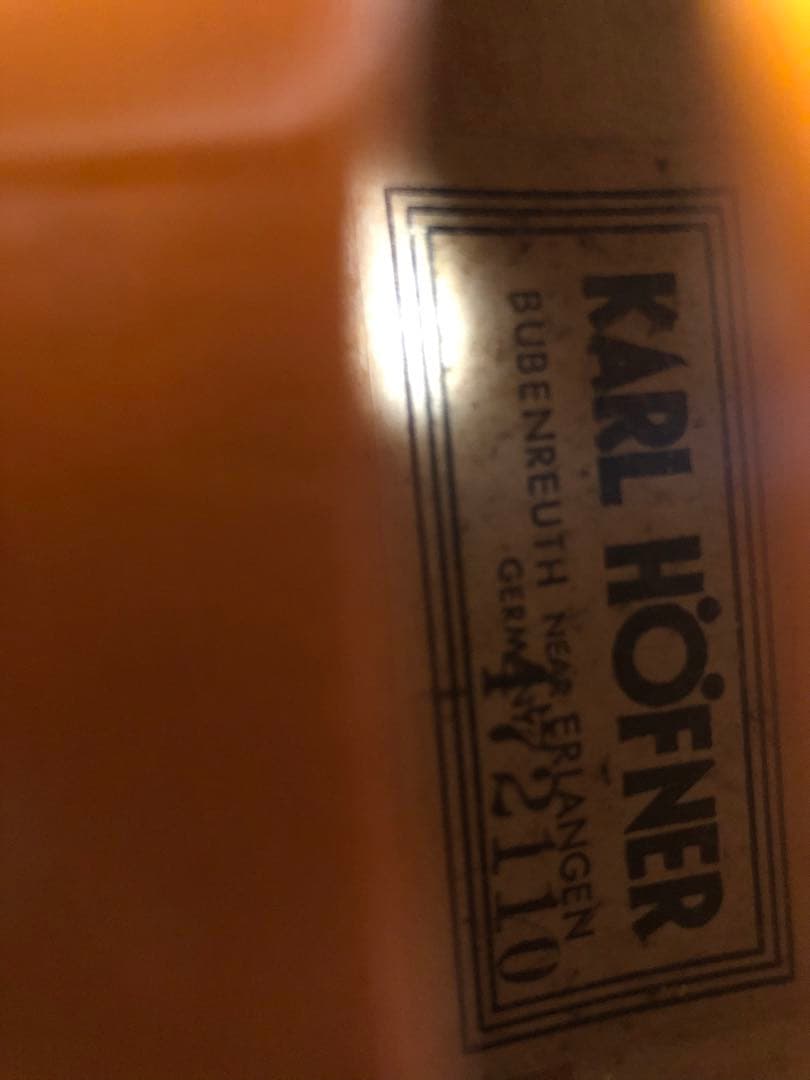 4/4 ドイツ製 バイオリン カールヘフナー Karl Hofner KH191