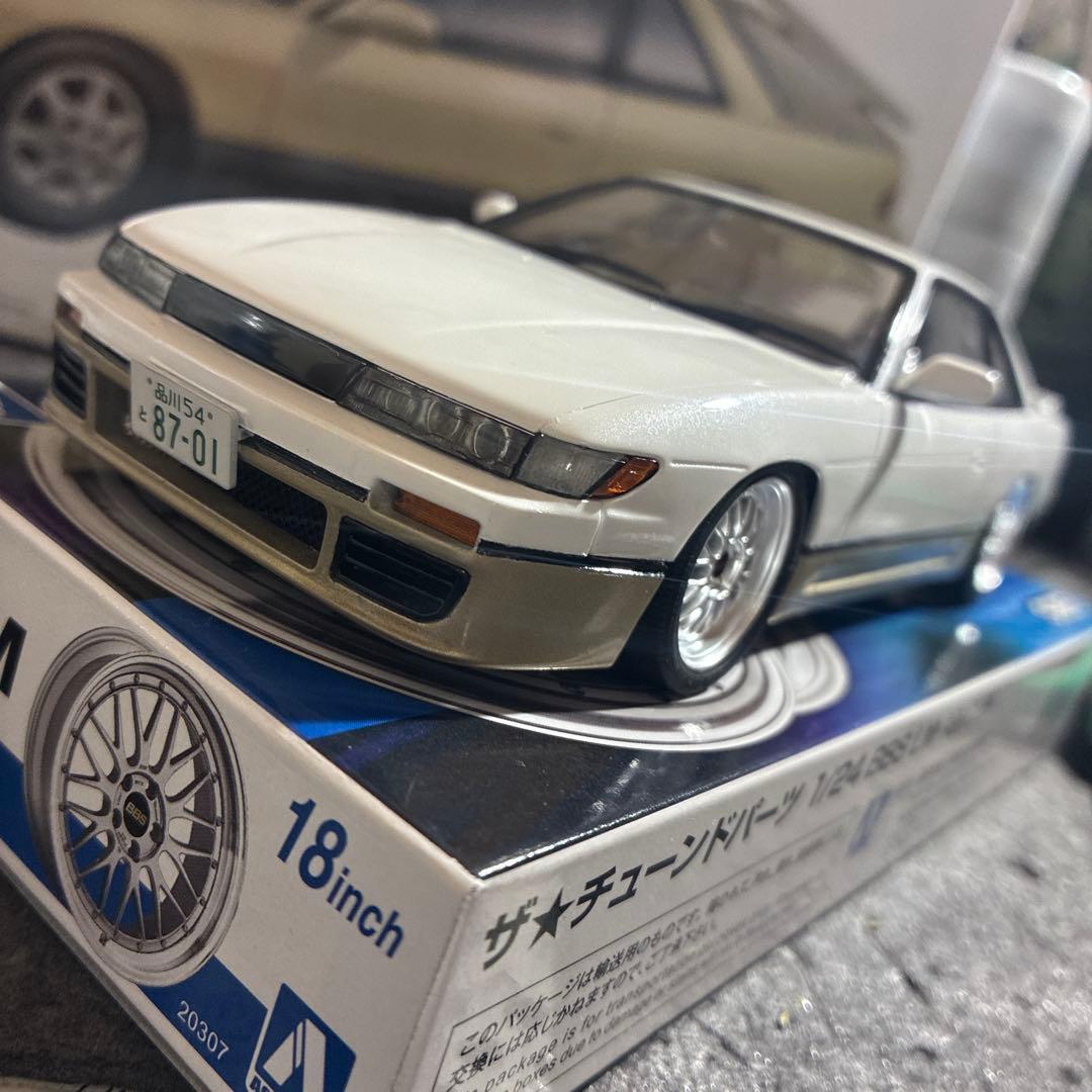 アオシマ 1/24 S 13シルビアk's前期型　完成品