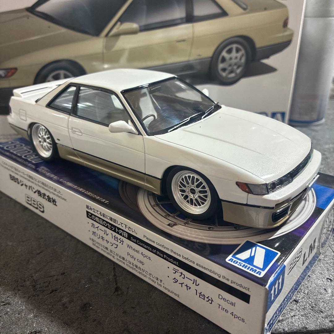 アオシマ 1/24 S 13シルビアk's前期型　完成品