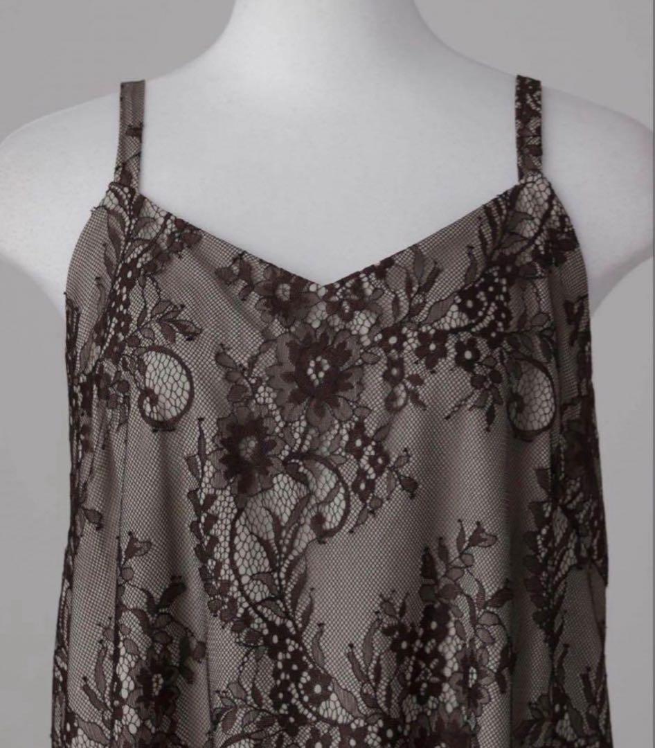 ク★新品★ドリードール　Aラインシアードレス　ブラウン　M