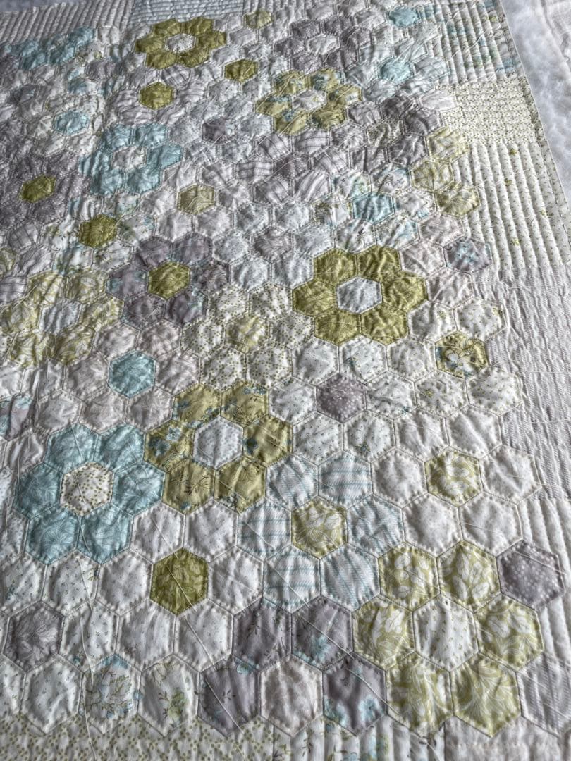 こうの早苗 製作途中 マザーズガーデンのベビーキルト