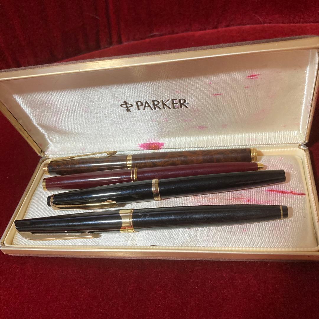 【値下げ　箱付き】PARKER 18K 万年筆セット※モンブランは省く。値下げ
