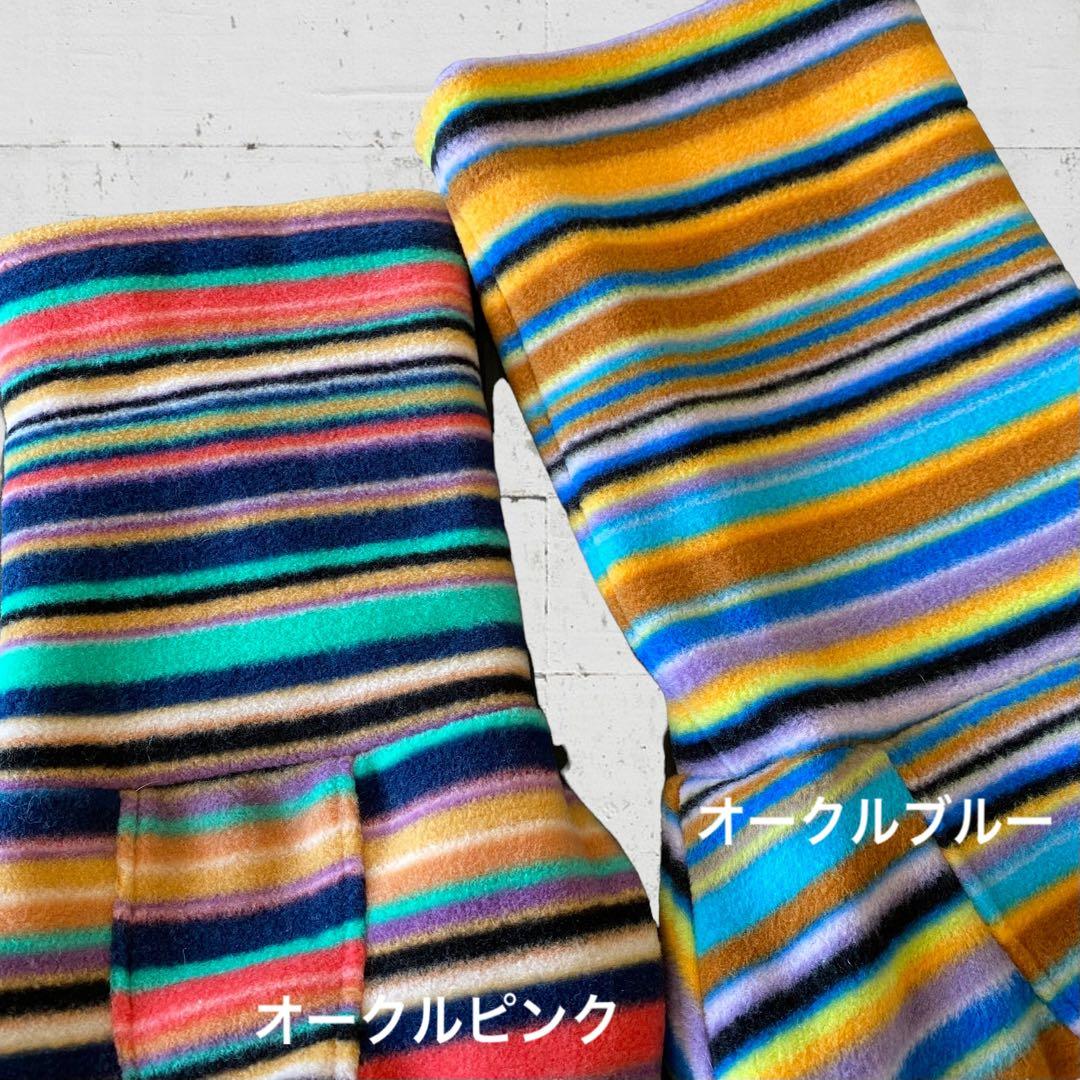 ⑥マルチカラーフリース カバーオール