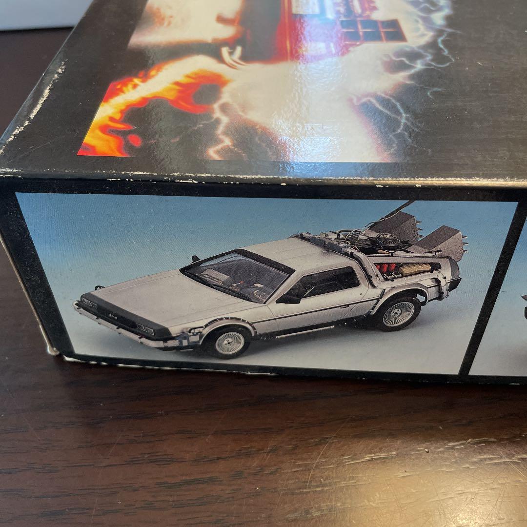 激レア　バックトゥーザフューチャー　デロリアン　ステンレスメッキボディ
