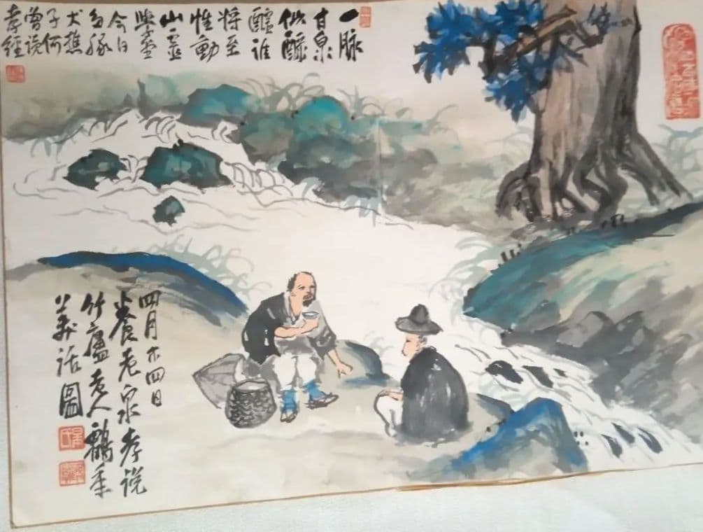 皐月鶴年、本物大型画帖4冊、幻の大作木曽路69図