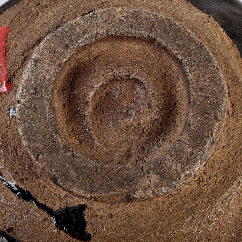 茶道具　大徳寺宙宝和尚在判　黒楽茶碗　時代箱　V　9264