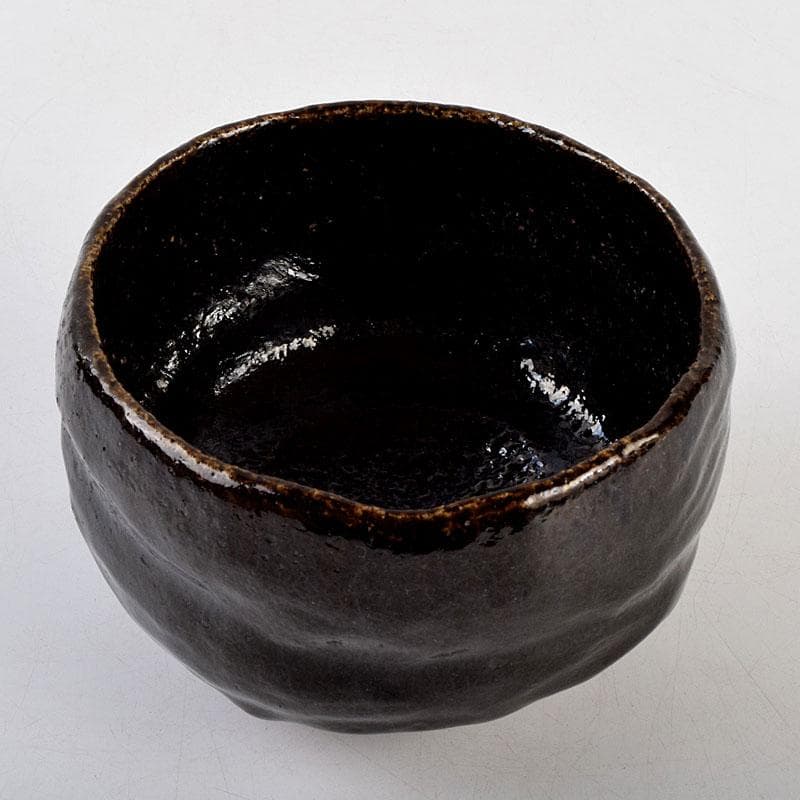 茶道具　大徳寺宙宝和尚在判　黒楽茶碗　時代箱　V　9264