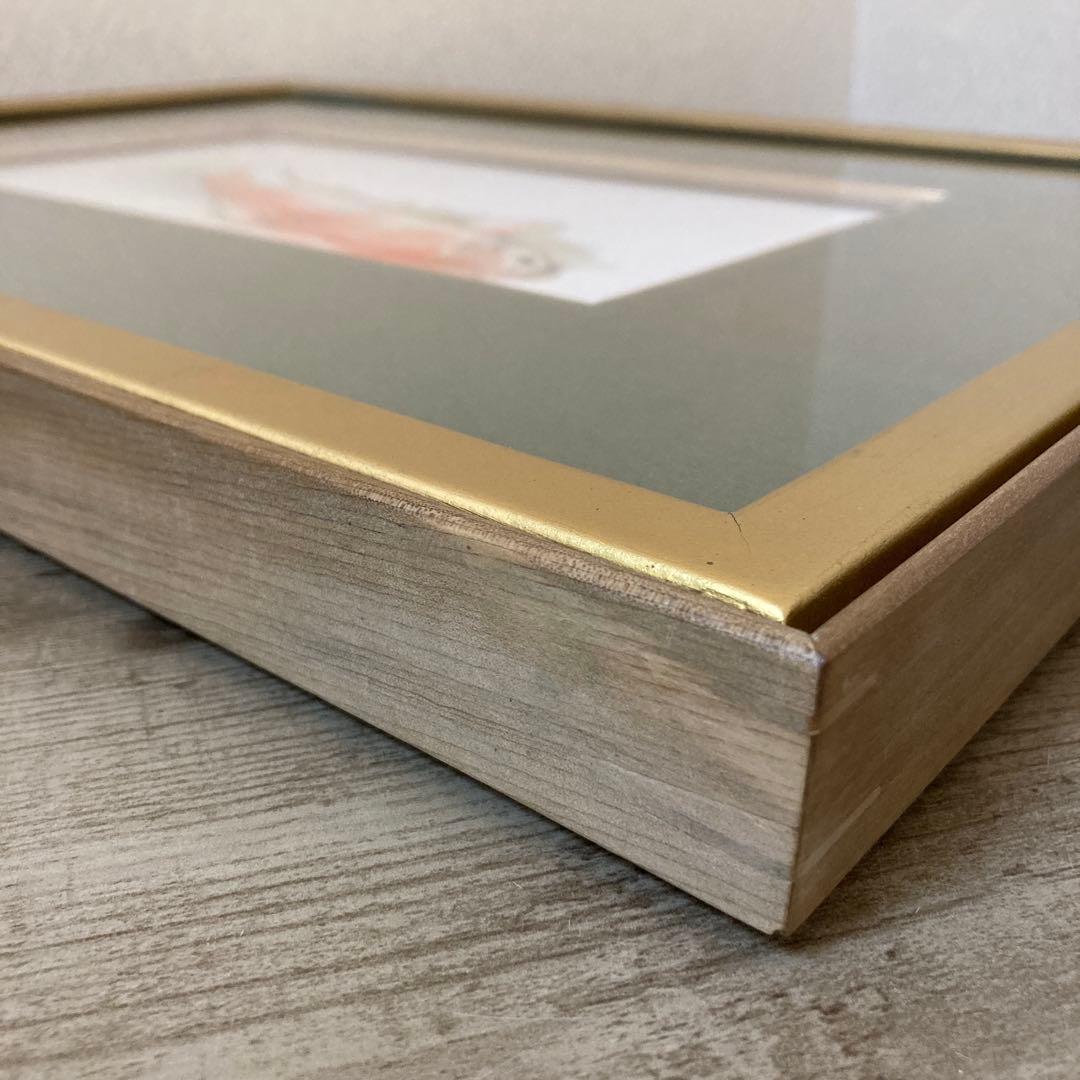 三木文夫　日展画家　鯉　日本画