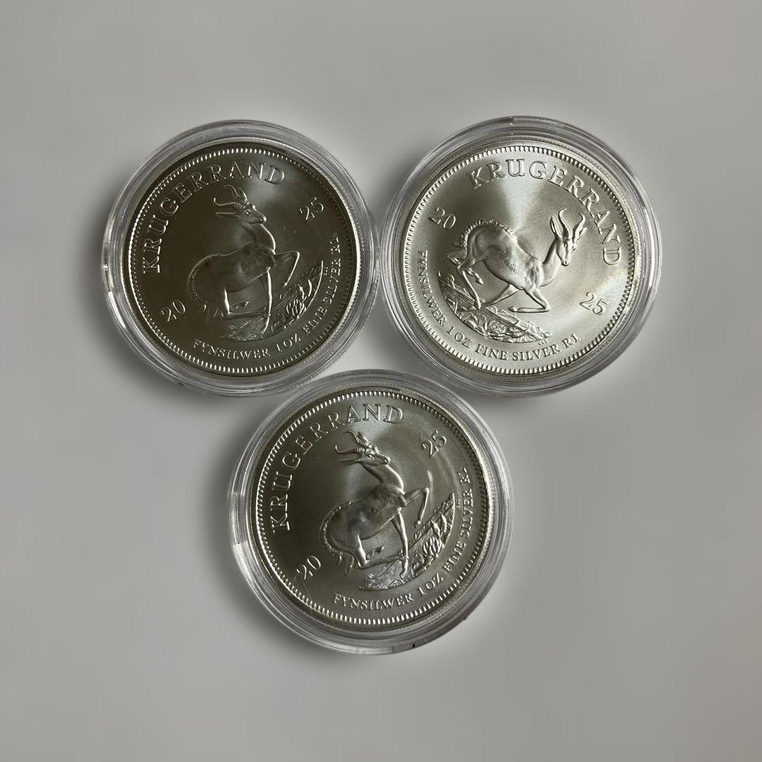 クルーガー銀貨3枚