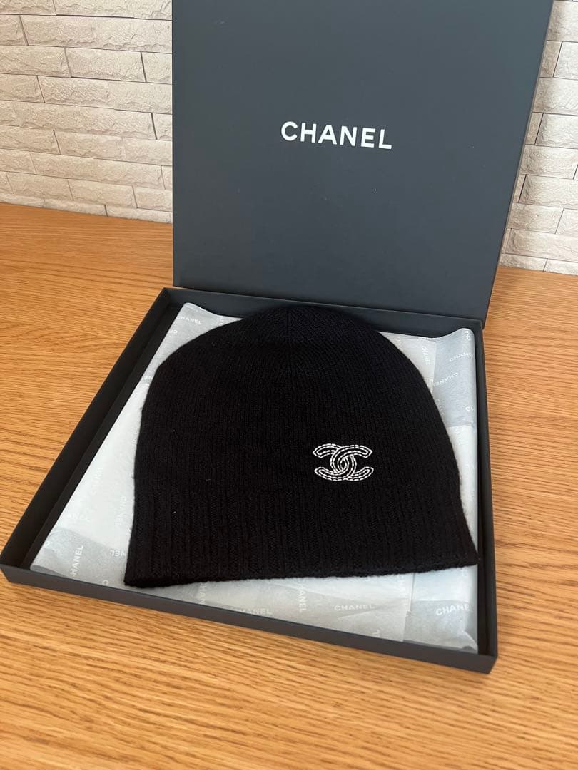 スペシャル価格！CHANEL ブラックニットキャップ