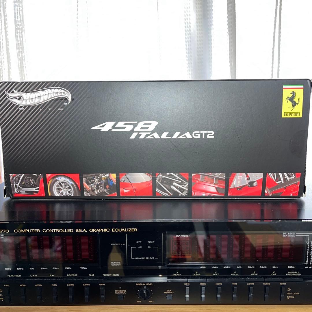 入手困難，ホットウィール，1/18フェラーリ458ITALIA GT2