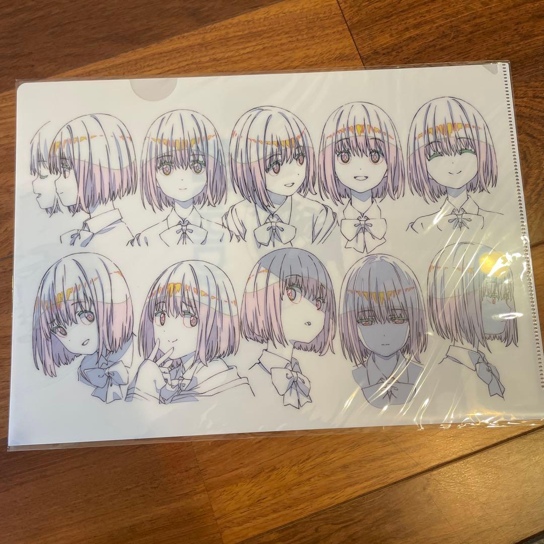 希少 レア グリッドマン 新条アカネ 原画 クリアファイル