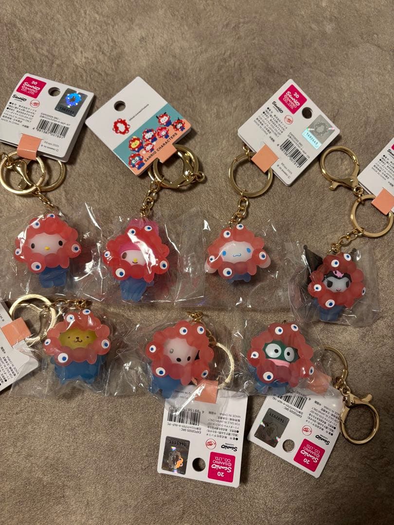 EXPO2025 サンリオミャクミャク　クリアキーホルダー　全７種 コンプリート