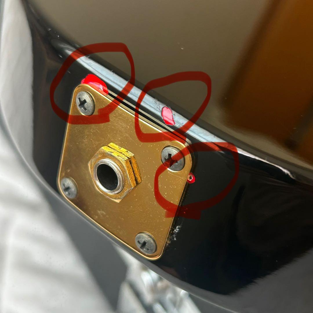 y*m様 ブラック＆ゴールド　超クールなテレキャスター　VH-1搭載　ハードケー