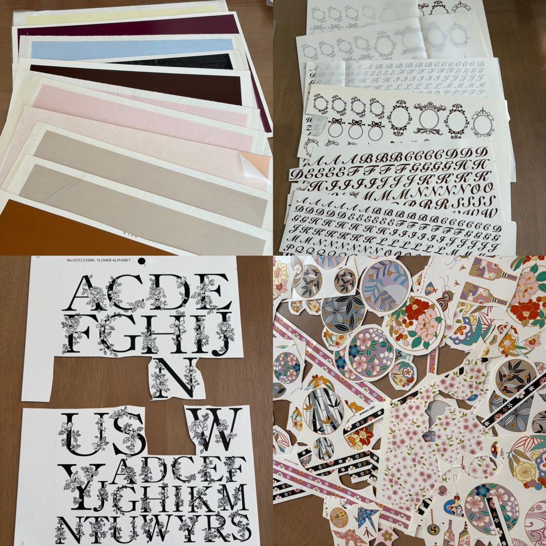 ポーセラーツ転写紙　 まとめ売りファイルセット