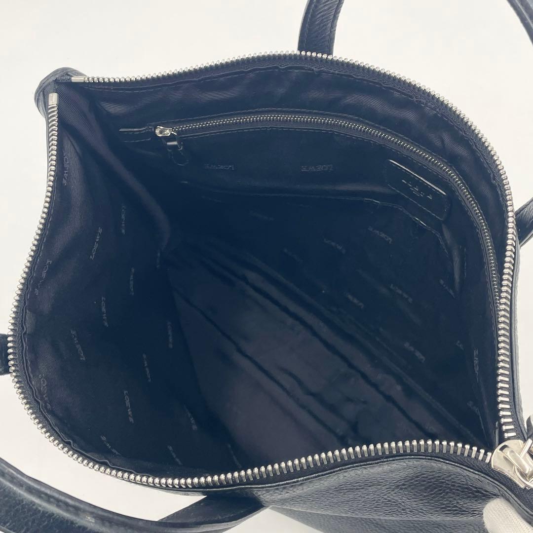 ロエベ LOEWE トレド ビジネスバッグ ブリーフケース オールレザー 黒
