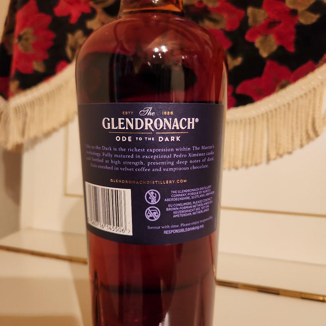 [希少ボトル] グレンドロナック ODE TO THE DARK