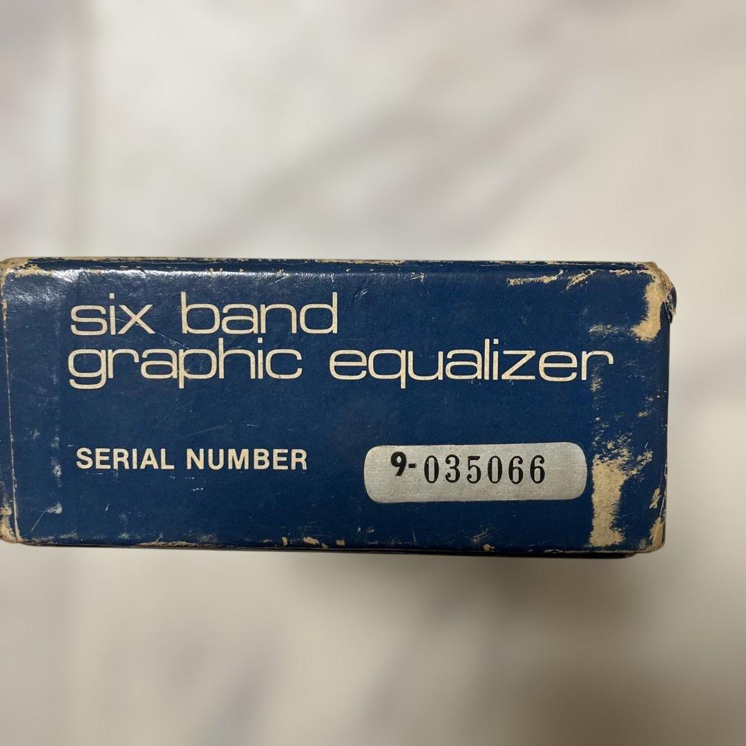 ギター MXR six band graphic equalizer vintage