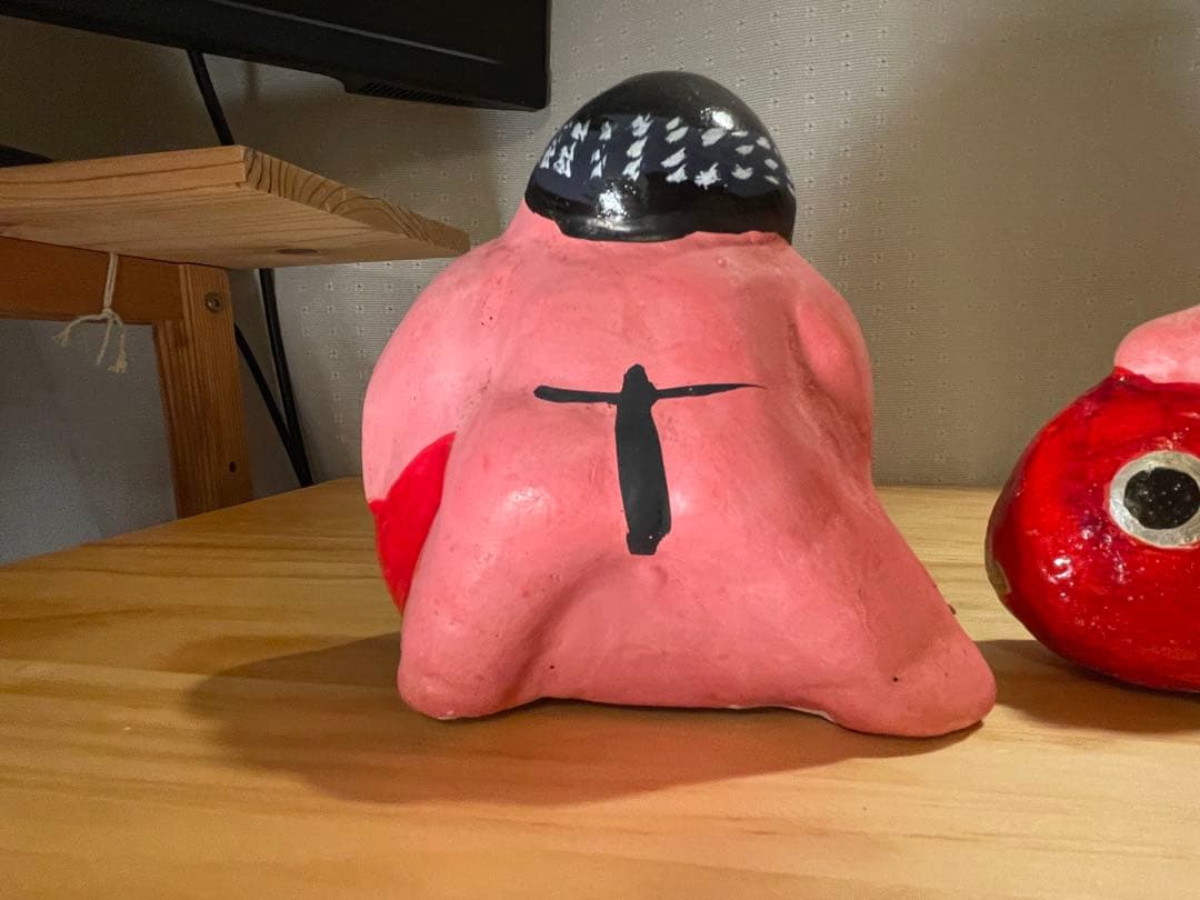 土雛 中野土人形 4体セット 【奈良久雄】 うち1体サイン入り！