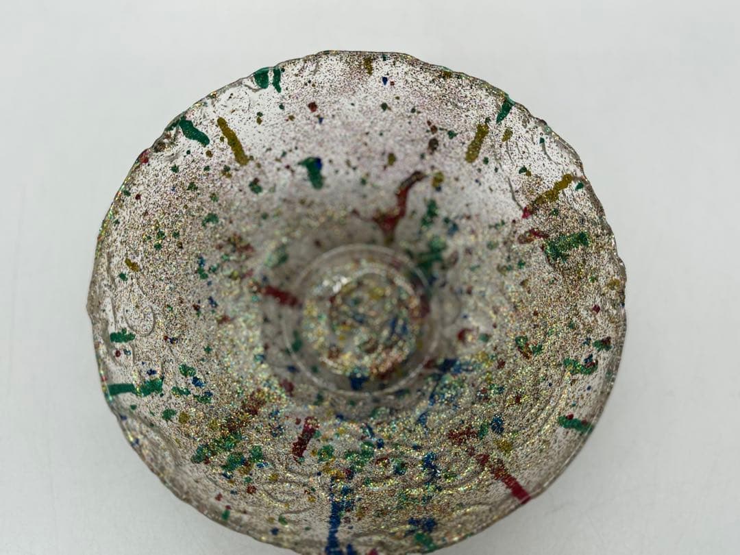 坂田甚内作　深甚文金彩ガラス鉢　ビッグバンシリーズ　送料込み250611